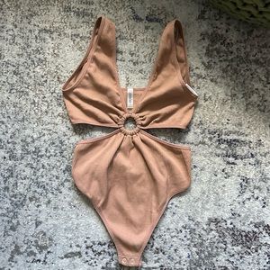 Soft rib, Cutout bodysuit